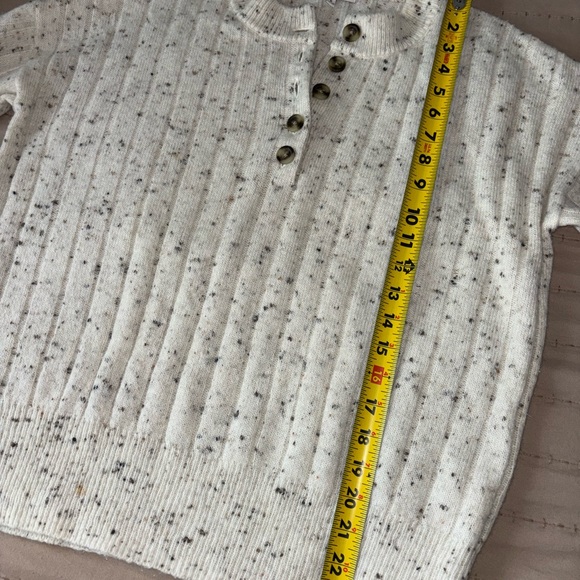 Madewell Women’s Sweater Cream Button-Up Sweater - Picture 4 of 4